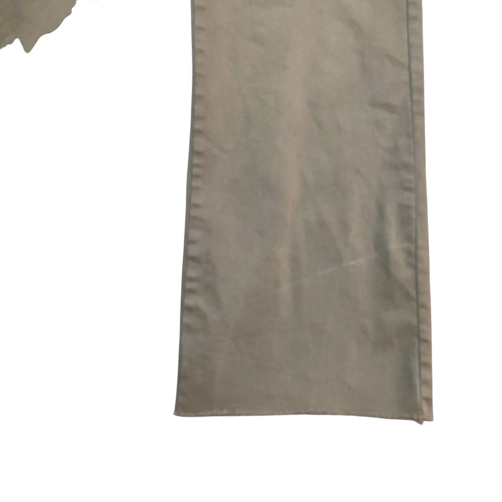 OAT New York Women Olive Green Wide Leg Cargo Pants Raw Hem Size 10 / 30 - Picture 3 of 9